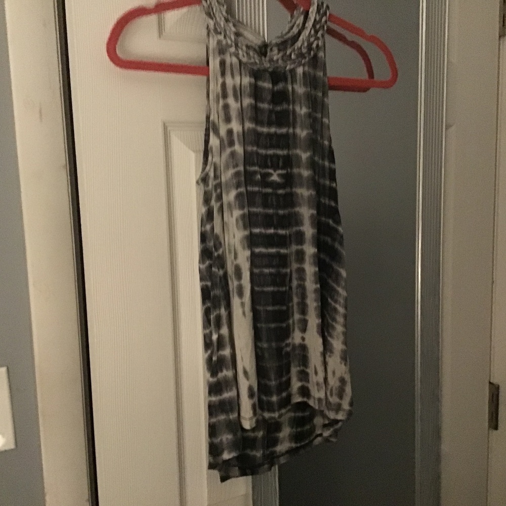 Worn once perfect condition.  Black, gray & white